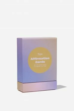 Typo Mini Affirmation Cards
