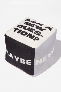 Typo Canvas Cushy Cushion