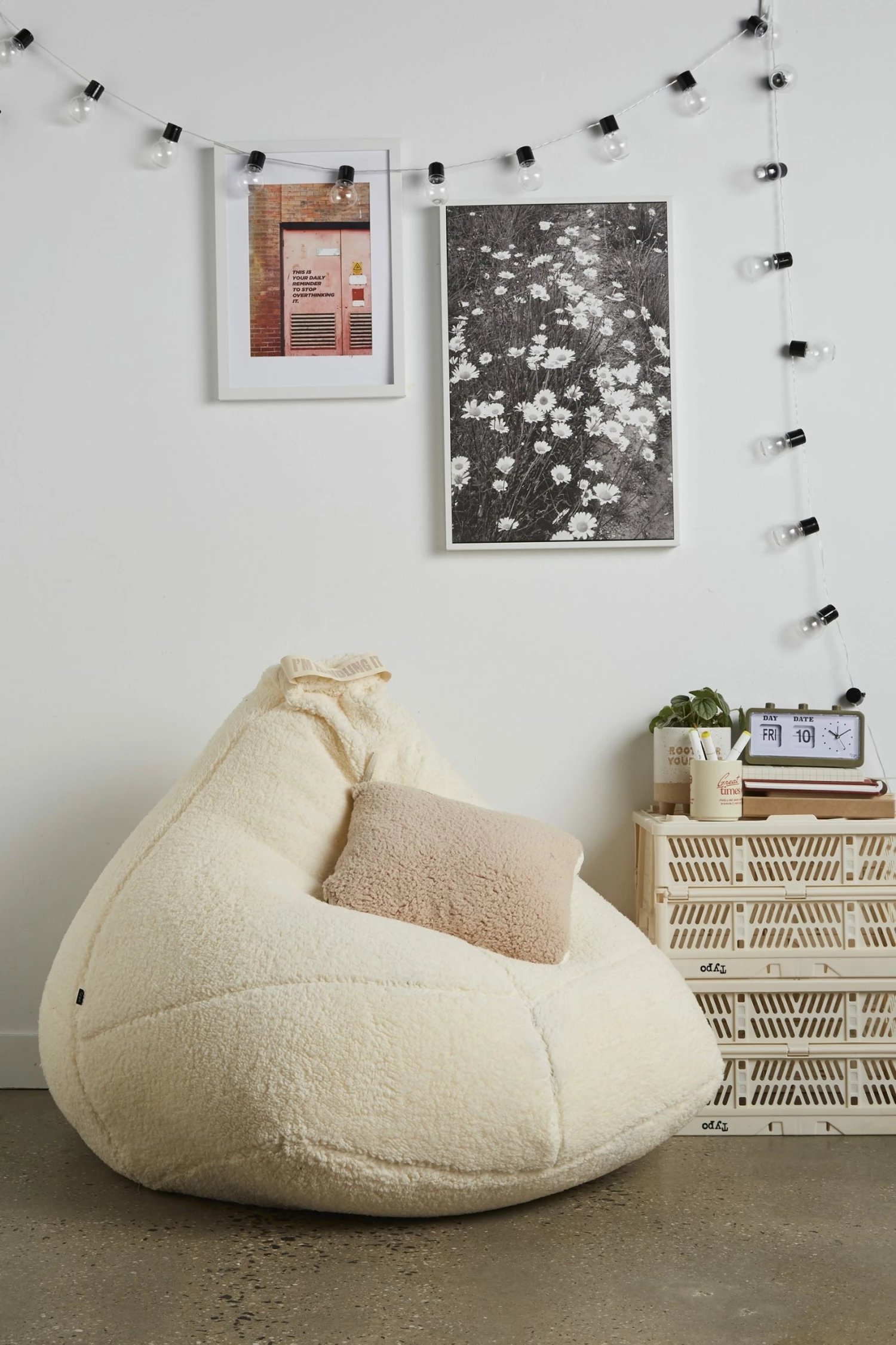 Typo Bean Bag Cover