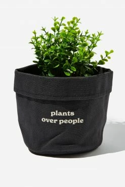 Typo Canvas Planters