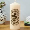 Typo Pillar Candle