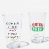 Typo Friends Glass Tumbler Set Of 2