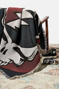 Typo Grateful Dead Fabric Woven Throw
