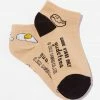 Typo Gudetama 2 Pk Of Ankle Socks