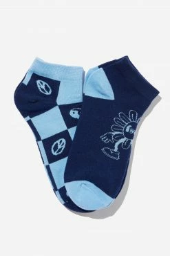 Typo 2 Pk Of Ankle Socks