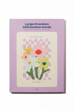 Typo Large Premium Affirmation Cards