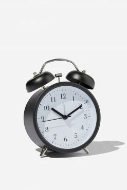 Typo Alarm Bells Retro Clock