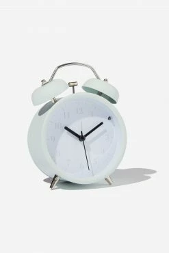Typo Alarm Bells Retro Clock