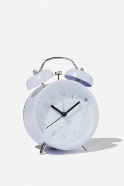 Typo Alarm Bells Retro Clock