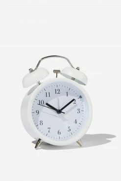 Typo Alarm Bells Retro Clock